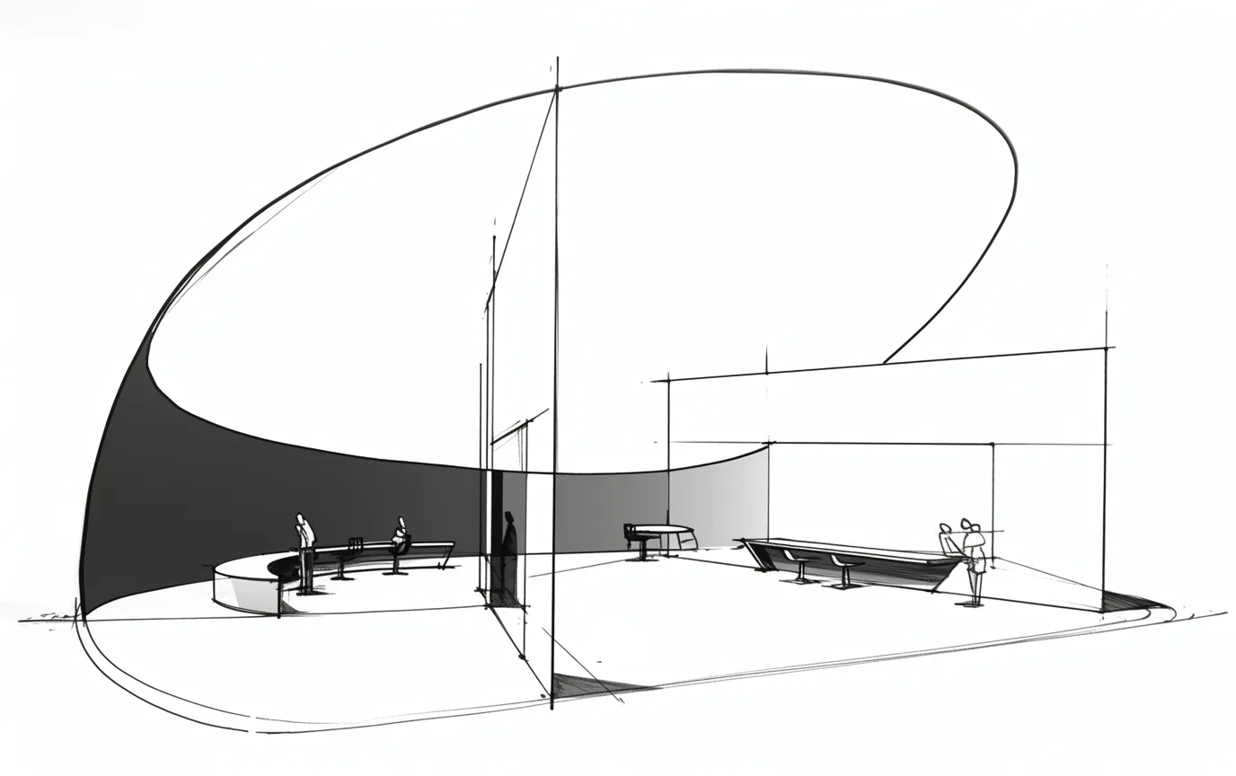 Exhibition sketches gallery image 19